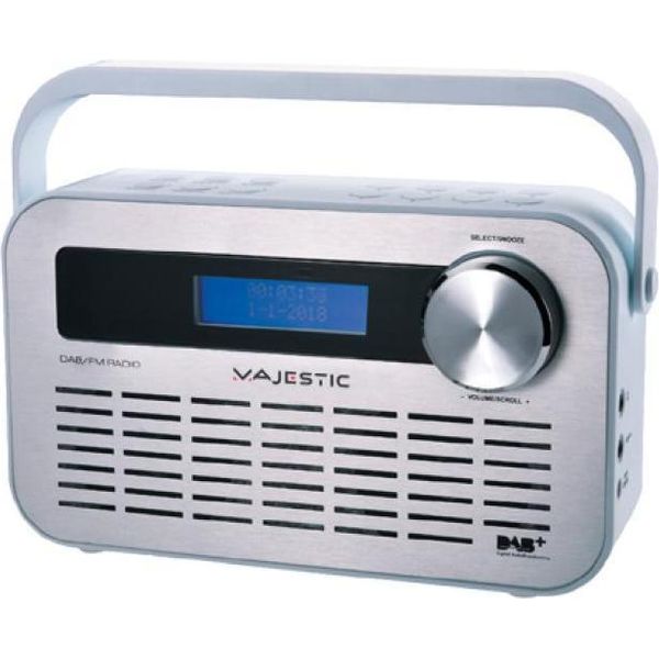 New Majestic DAB-843W Radio Portatile Digitale Argento-image