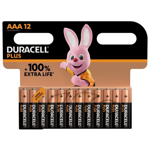 Duracell Plus Aaa Batteria Monouso Mini Stilo Aaa Alcalino-image