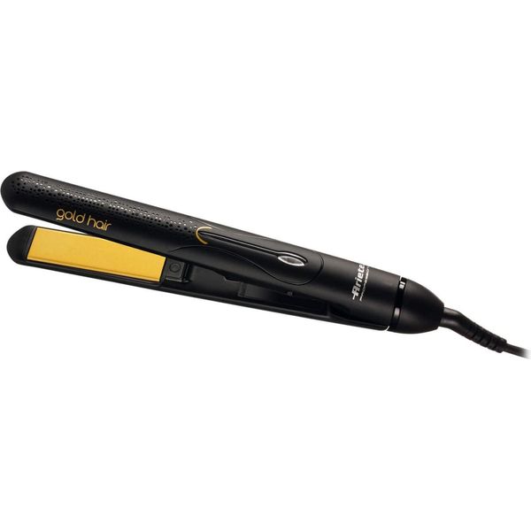 Ariete 8143 Gold Hair Piastra Per Capelli In Vetroceramica Capelli Lisci Onde E Ricci Anticrespo Temperatura Costante Blocco Piastre Nero-image