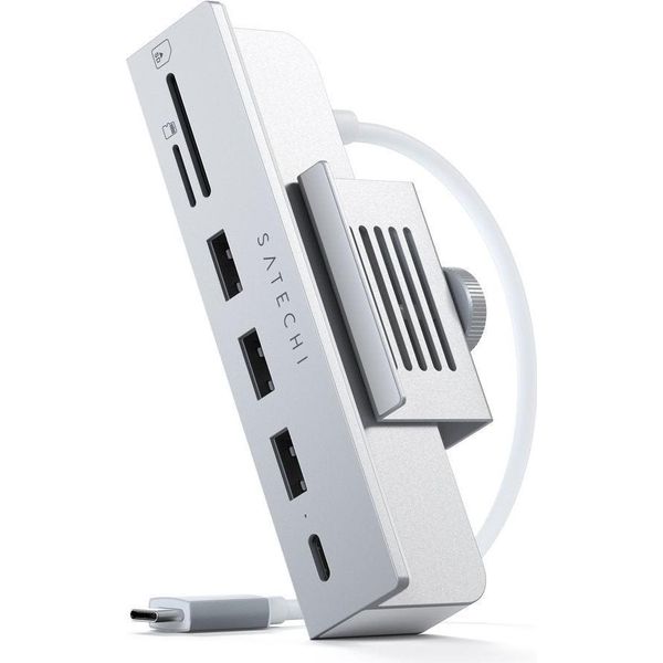Satechi ST-UCICHS Replicatore Di Porte E Docking Station Per Laptop Usb 3.2 Gen 1 (3.1 Gen 1) Type-C Argento-image