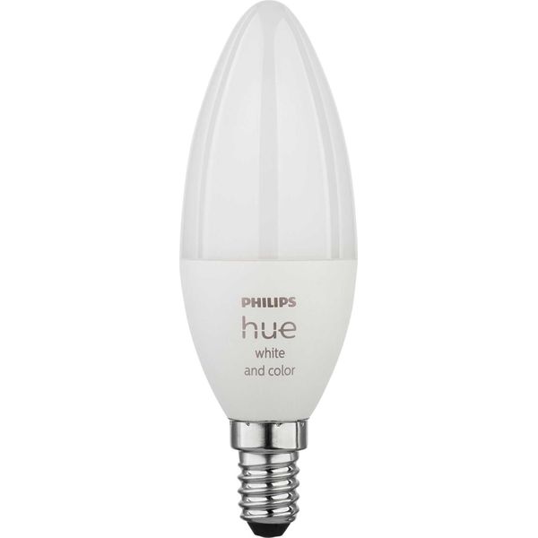 Philips Hue White And Colour Ambiance - Lampada Led - Forma: B39 - E14 - 4 W (25 W Equivalenti) - Classe G-image