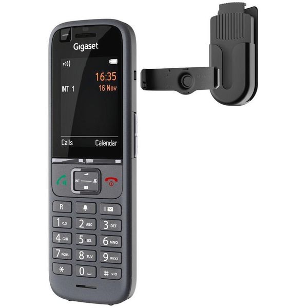Gigaset S30852-Z2974-R102, Clip Da Cintura, Gigaset, S700H Pro, Nero-image