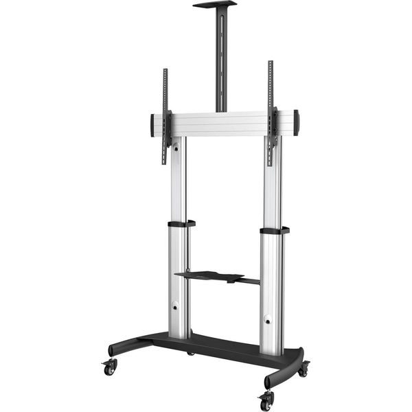 Startech.Com STNDMTV100 Supporto Tv A Parete 2,54 M (100") Nero, Argento"-image