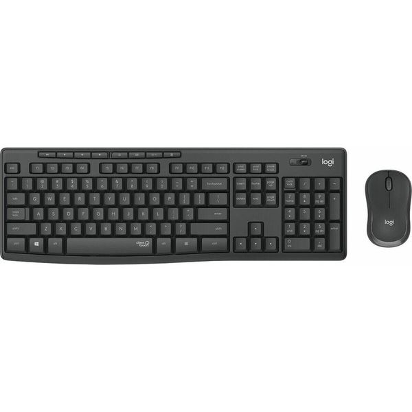 Logitech MK295 Silent - Tastatur-Und-Maus-Set - Kabellos - 2.4 Ghz - Portugiesisch - Graphite-image