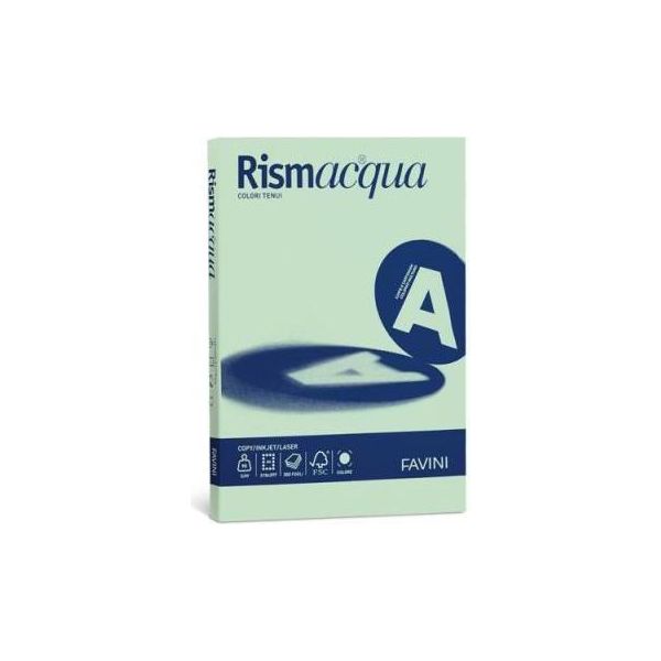 Favini Rismacqua Carta Inkjet A4 (210X297 Mm) 50 Fogli Verde-image