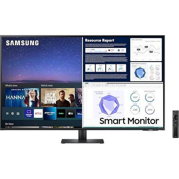 Samsung LS43AM700UUXEN Monitor Pc 109,2 Cm 43 Pollici 3840 X 2160 Pixel 4K Ultra Hd Nero-image