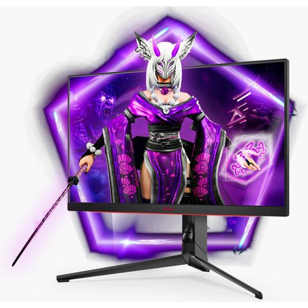 Aoc AG274QS Led Display 68,6 Cm (27") 2560 X 1440 Pixel Quad Hd Nero, Rosso"-image