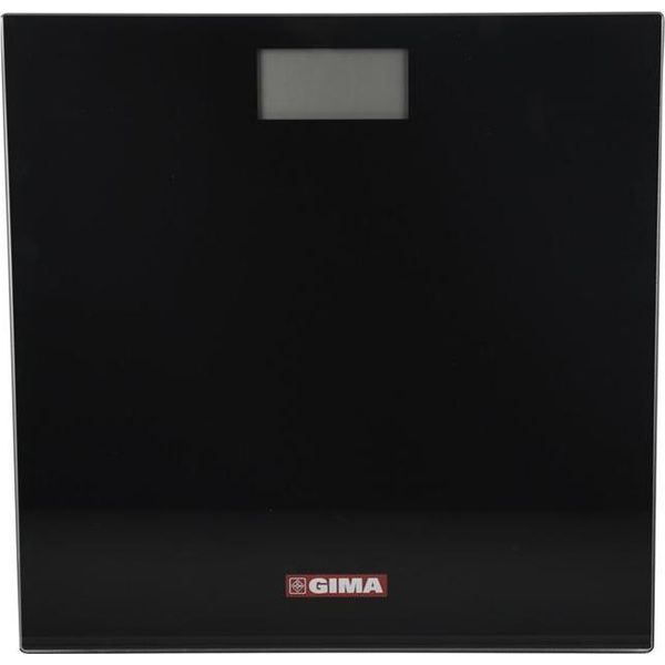 Gima 27248 Bilance Pesapersone Quadrato Nero Bilancia Pesapersone Elettronica-image