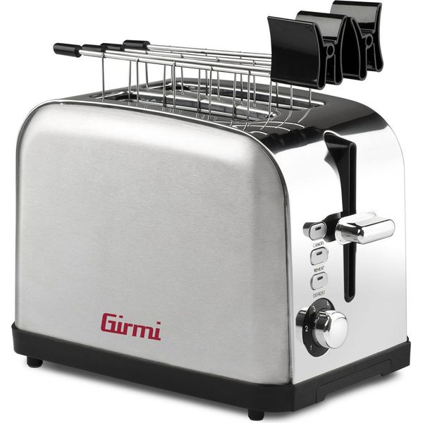 Girmi TP56 Tostapane 2 Fette Acciaio Inossidabile 850 W-image