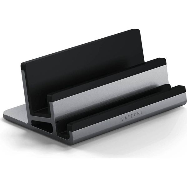 Satechi ST-ADVSM Supporto Dual Vertical Stand Per Laptop Tablet Apple Argento-image