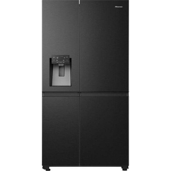 Hisense RS818N4TFE Frigorifero Sidebyside 2 Porte 632L Libera Installazione Nero-image