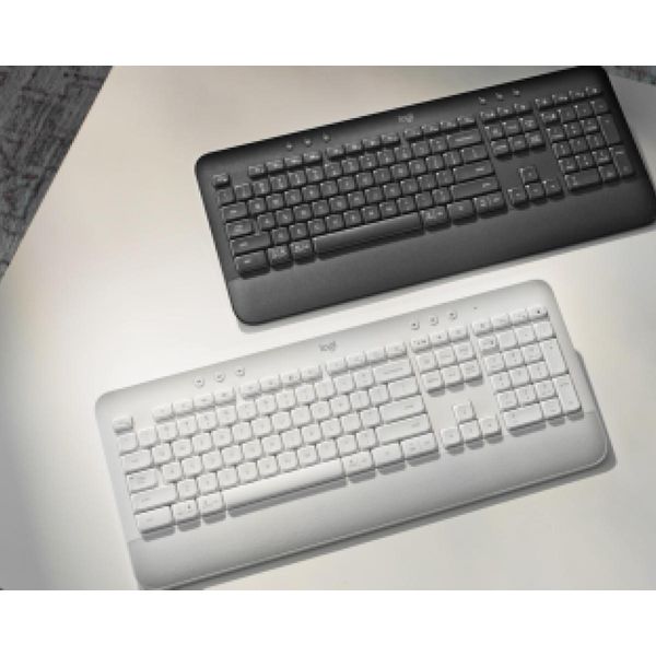 Logitech Signature K650 - Tastiera - Senza Fili - Bluetooth 5.1 - Qwerty - Spagnolo - Grafite (920-010917)-image