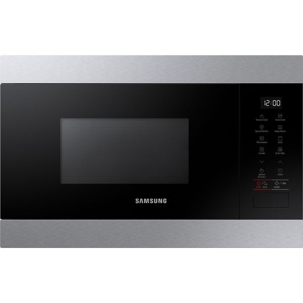 Forno A Microonde Samsung MG22M8274CT Da Incasso Con Grill 22 L 1300 W Nero Acciaio Inossidabile-image