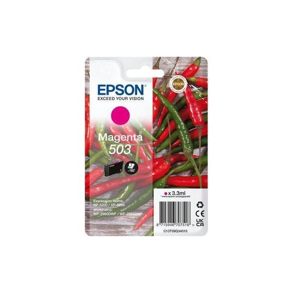 Epson C13T09Q34010 Epson Tintenpatrone Magenta 503 T 09Q3-image