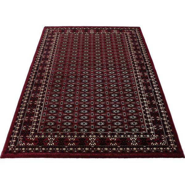 Tappeto Marrakesh A Pelo Corto Rettangolare 160X230Cm Rosso 0351-image