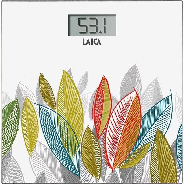 Laica PS1076 Bilancia Pesapersone Elettronica Quadrato Multicolore Bianco-image