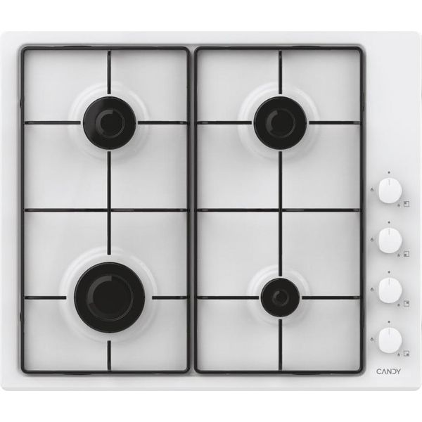 Candy Idea CHW6LWW Piano Cottura Da Incasso Gas 4 Fornelli Bianco-image