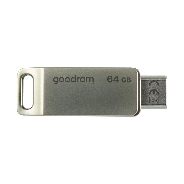 Goodram Goodram ODA3 Unità Flash Usb Da 64 Gb Usb Type-A / Usb Type-C 3.2 Gen 1 (3.1 Gen 1) Argento-image