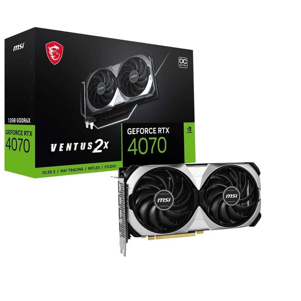 Msi Ventus Geforce Rtx 4070 2X 12G Oc Scheda Video Nvidia 12 Gb GDDR6X-image