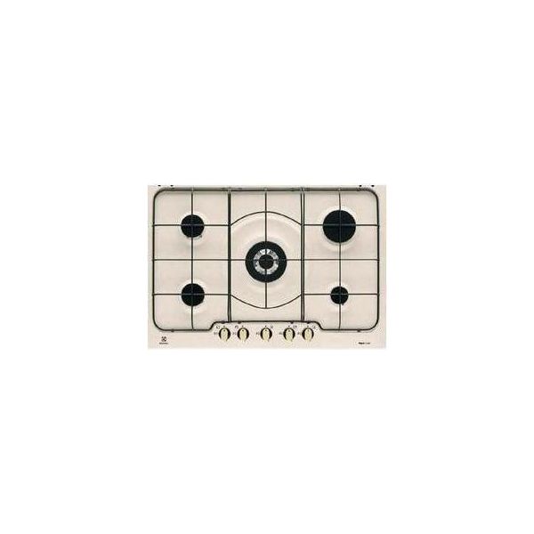 Electrolux RGG7253OON Piano Cottura A Gas Tripla Colore Sabbia 75 Cm-image