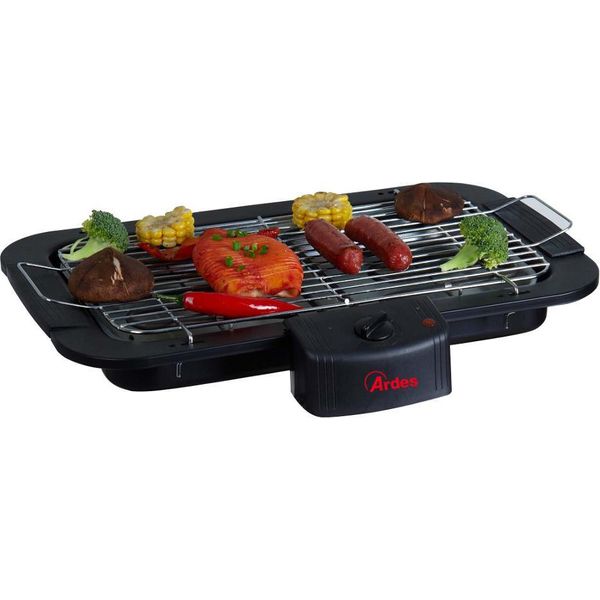 Barbecue Ardes AR1B01 Bistecchiera Elettrica 2200 W Nero Cromo-image