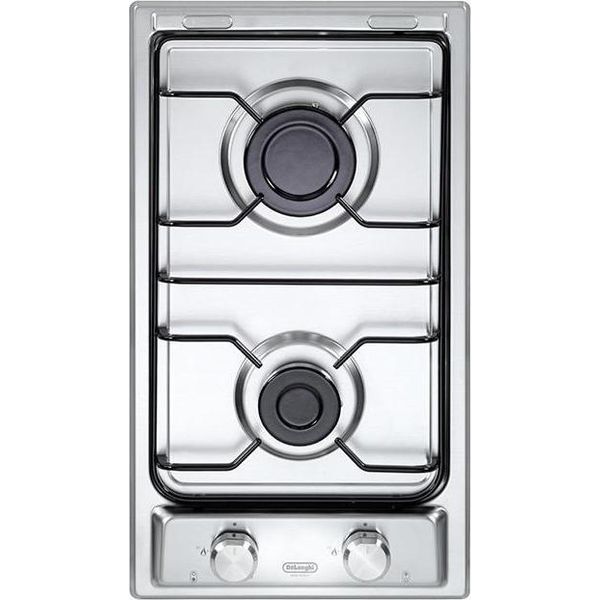 Delonghi I 23 D Piano Cottura Acciaio Inossidabile Da Incasso 30 Cm Gas 2 Fornelli-image