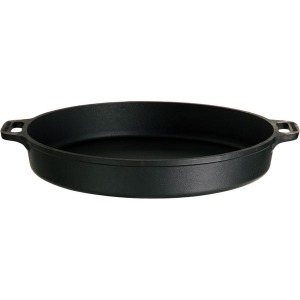 Robusta Padella In Ghisa Ø 45 Cm Per Tutti I Tipi Di Piano Cottura, Compresa L'induzione: Migliori Proprietà Di Grigliatura, Perfetta Ritenzione Del Calore, Uso Versatile-image
