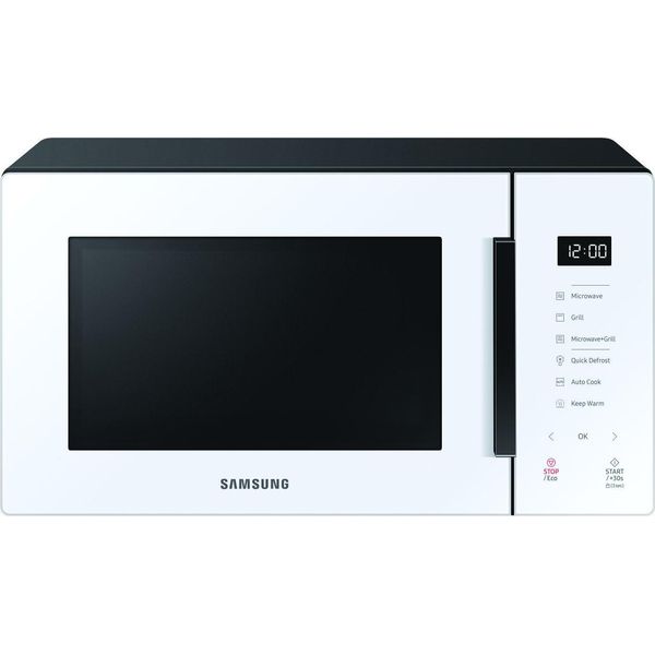 Forno A Microonde Samsung MG23T5018AW/ET Con Grill Libera Installazione 800 W Bianco-image