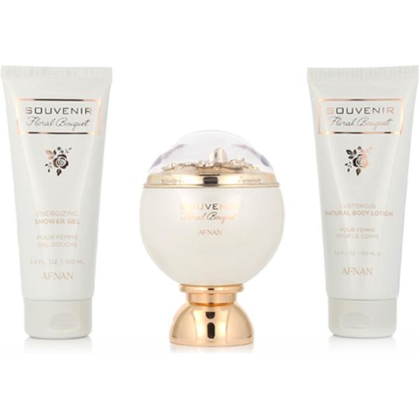 Afnan Souvenir Bouquet Floreale Edp 100 Ml + Sg 100 Ml + Bl 100 Ml W-image