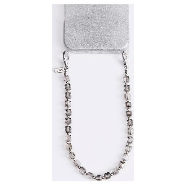 Uniq Coehl Candy Gem Handstrap Cavo Telefonico Universale Argento/Argento Scintillante-image