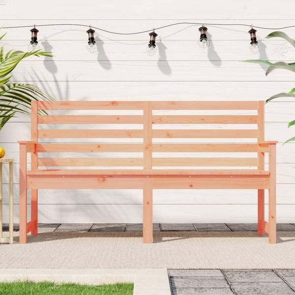 The Living Store Panca Da Giardino 159,5X48X91,5 Cm Legno Massiccio Di Abete Douglas-image
