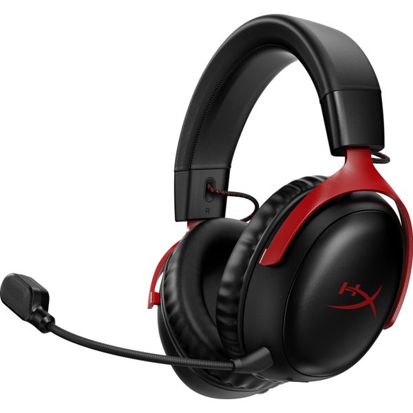 Hp Hyperx Cloud Iii Wireless - Cuffie Da Gioco - Cablate E Wireless - Gioco - 10 - 21000 Hz - 330 G - Cuffie - Nero - Rosso-image