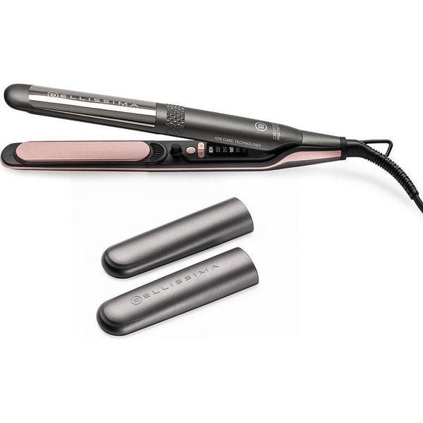Imetec Bellissima Creativity Multistyle Piastra Per Capelli Caldo Nero Rosa-image