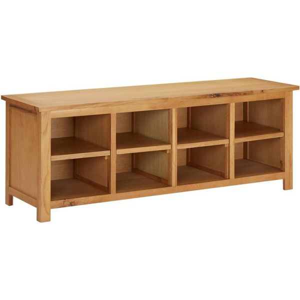 The Living Store Scarpiera 114X37X45 Cm In Rovere Massiccio-image
