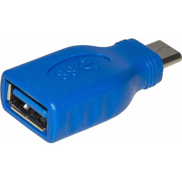 Link Accessori LKADAT116 Adattatore Per Inversione Del Genere Dei Cavi Usb 3.0 Type C Usb 3.0 A Blu-image