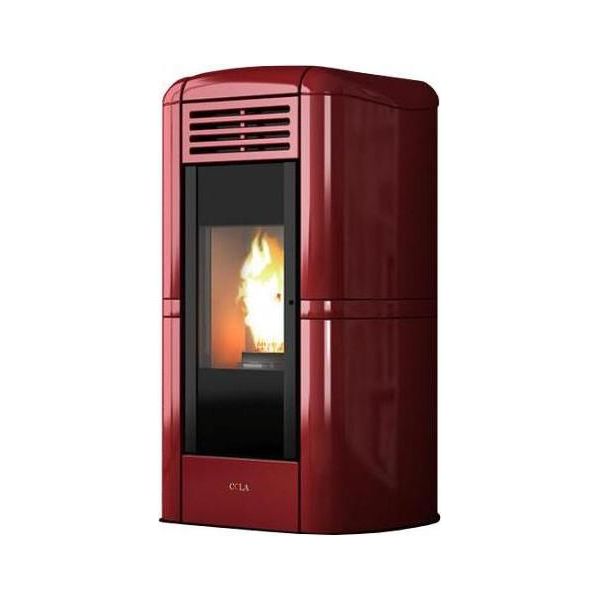 Cola Charme Ductable Libera Installazione Pellet Bordeaux-image
