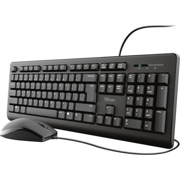 Trust 23971 Tastiera Mouse Incluso Usb Qwerty Italiano Nero-image