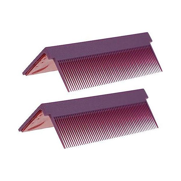 Ipetboom 2Pcs Pettine Raddrizzare I Capelli Trattamento Dei Capelli Cura Capelli Raddrizzatore Spazzola Salone Parrucchiere Salone Elettrico Raddrizzamento Pettine Salone Capelli Raddrizzatore Pettine-image