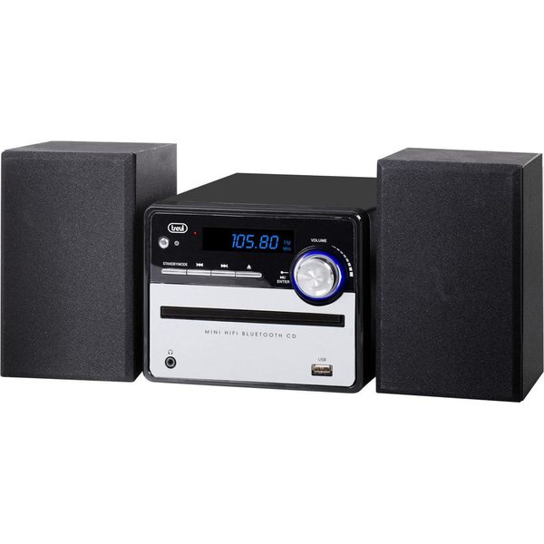 Trevi Hcx 10F6 Mini Impianto Audio Domestico 20 W Nero Argento-image
