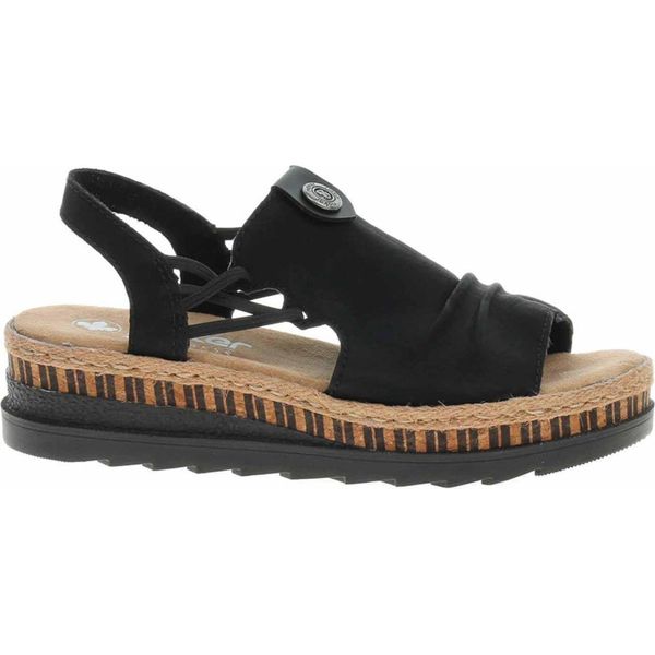 Rieker V7972-00 In Nero Per Donne - 7.5 Uk - 41 Eu - 9.5 Us / Nero-image
