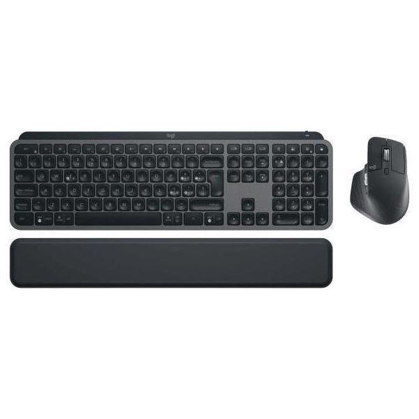 Logitech Mx Keys S Combo Tastiera Mouse Incluso Rf Senza Fili + Bluetooth Qwerty Italiano Grafite-image