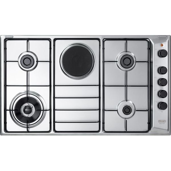 De'longhi Fla 49 Rd Piano Cottura Inox Da Incasso 90 Cm Combi 4 Fornelli-image
