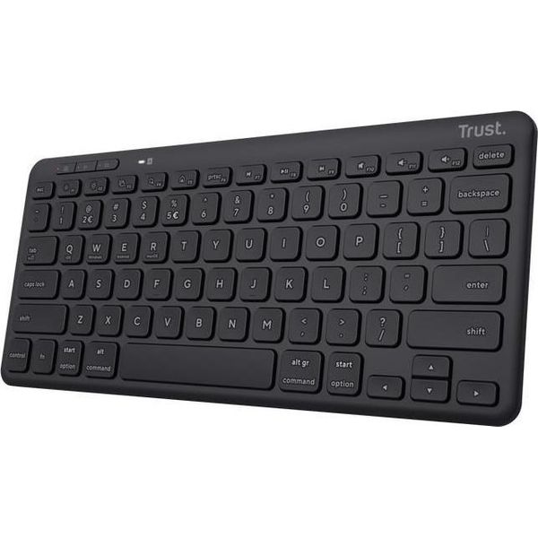 Trust Lyra Tastiera Rf Senza Fili + Bluetooth Qwerty Italiano Nero-image