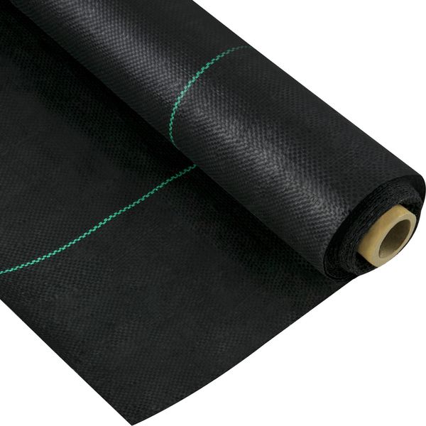 Vevor 0,9 X 15,2 M, Vello Da Giardino, 5OZ, Tessuto Per Il Controllo Delle Erbe Infestanti, Alta Permeabilità, Ottimo Per Le Aiuole, Tessuto Geotessile Per Sottofondo, Copertura Del Terreno In Polietilene-image