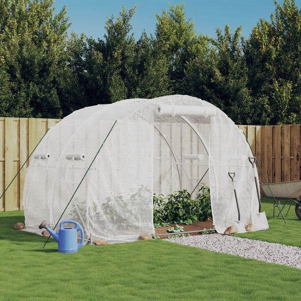 The Living Store Serra Con Struttura In Acciaio Bianca 6 M² 3X2X2 M-image