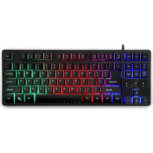 Keyboard Tkl Tastiera Usb Qwerty Italiano Nero-image