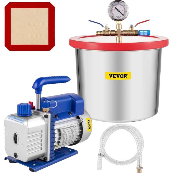 Pompa Per Vuoto, Design Monostadio, Alta Efficienza, 3CFM 2Gallon, Eu-image