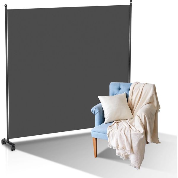 Jopassy Schermo Su Rotelle 1 Pezzo Antracite 187X181 Cm Divisorio Per Esterni Giardino Parete Divisoria Spagnola Parete Divisoria Per Ambienti-image