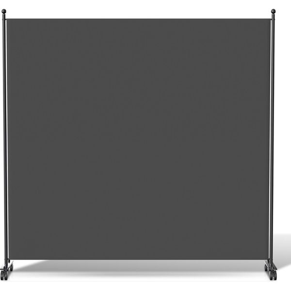 Schermo Pieghevole Jopassy Con Rotelle 1 Pezzo Antracite 187X181 Cm Divisorio Pieghevole Per Ambienti Parete Divisoria Per Esterni Schermo Privacy Per Giardino Divisorio Per Ambienti-image