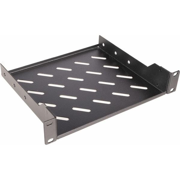 Equip EZFS-10-1-20-B Ripiano Fisso Equip Da 10" Per Armadi Server, 1U 20Cm Nero"-image